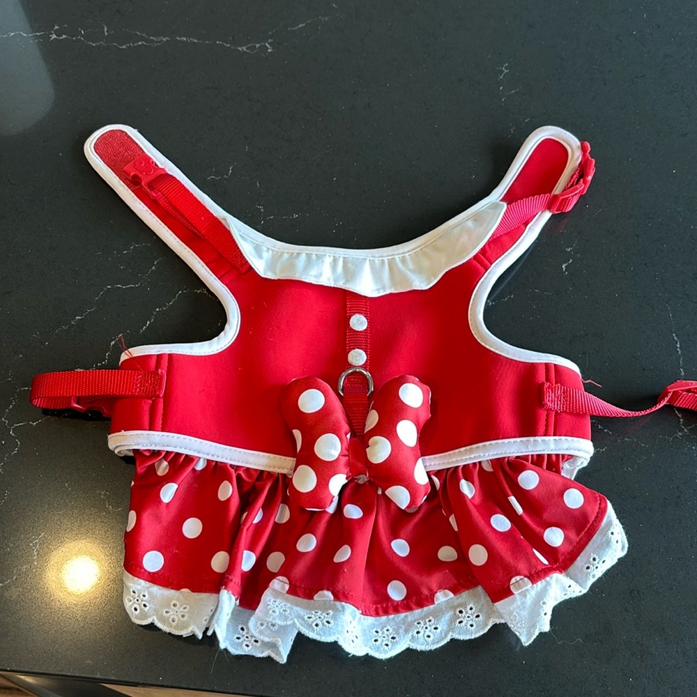 Minnie Mouse dog harness